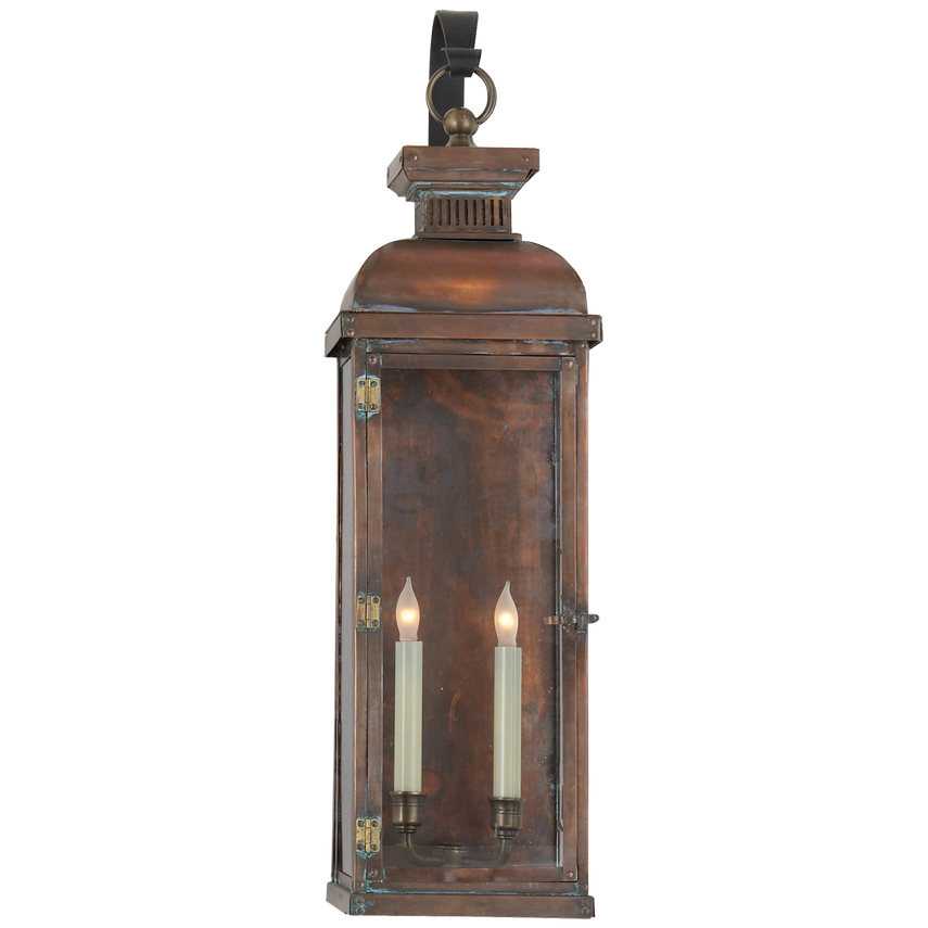 Visual Comfort & Co. Suffork Tall Scroll Arm Lantern