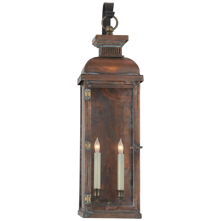 Visual Comfort & Co. Suffork Tall Scroll Arm Lantern