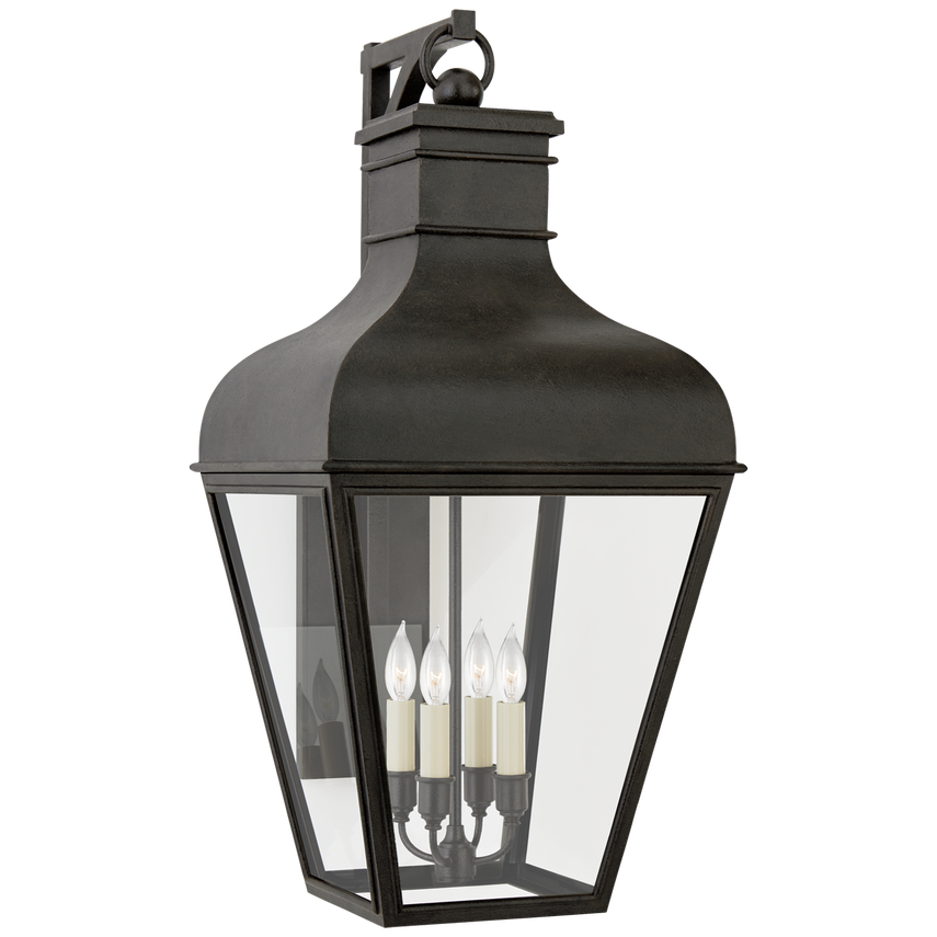 Visual Comfort & Co. Fremont Medium Bracketed Wall Lantern Outdoor Lighting Visual Comfort & Co. French Rust  