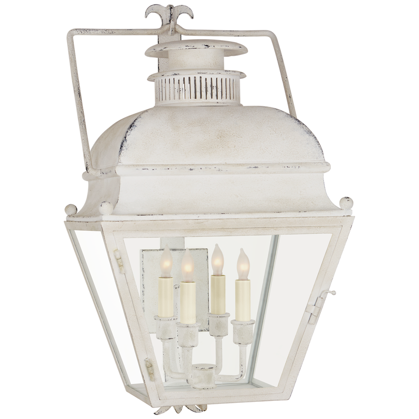 Visual Comfort & Co. Holborn Small Bracketed Wall Lantern Wall Lights Visual Comfort & Co. Old White  