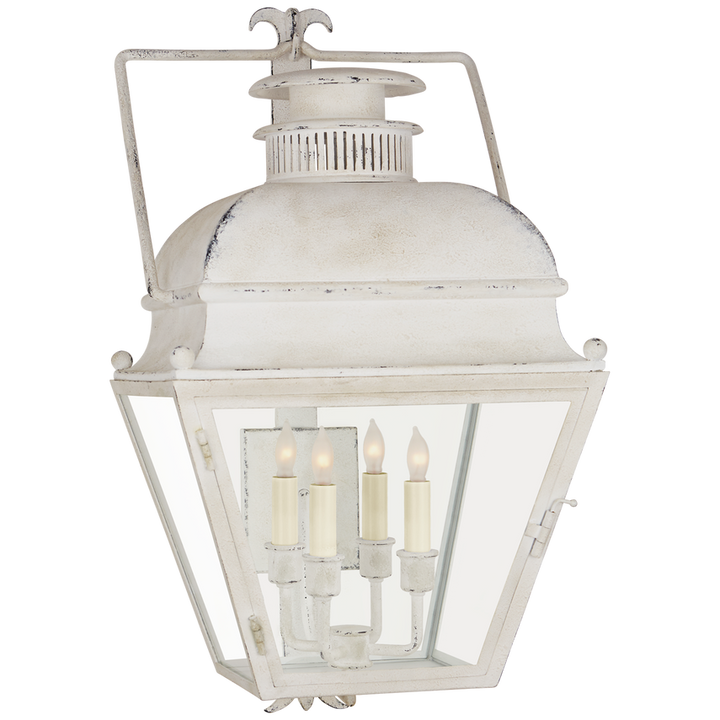 Visual Comfort & Co. Holborn Small Bracketed Wall Lantern Wall Sconces Visual Comfort & Co. Old White  