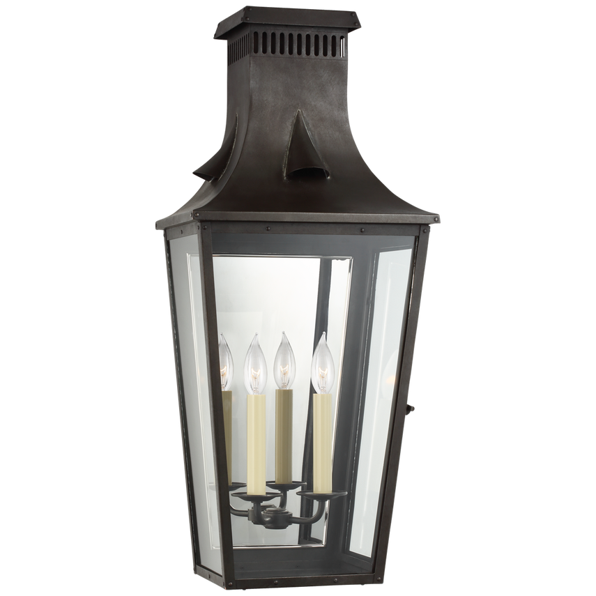 Visual Comfort & Co. Belaire Large 3/4 Wall Lantern