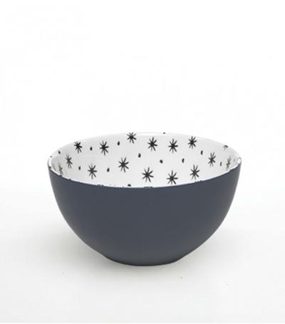 Zafferano America Crayon Bowl Large (Set of 6) Tableware Zafferano America Blue / Stars  