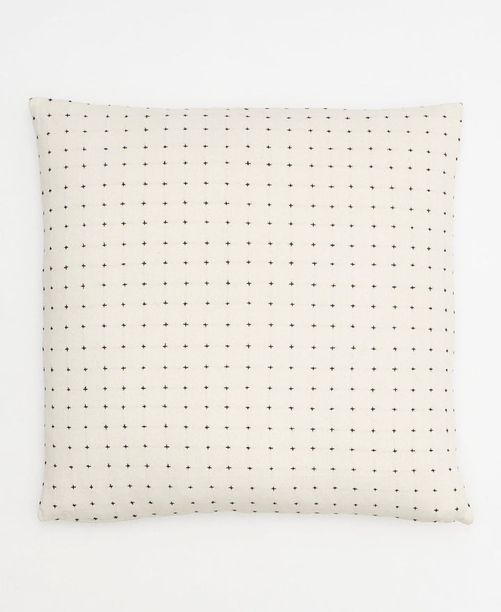 Anchal Cross-Stich Throw Pillow Bedding Anchal Bone  