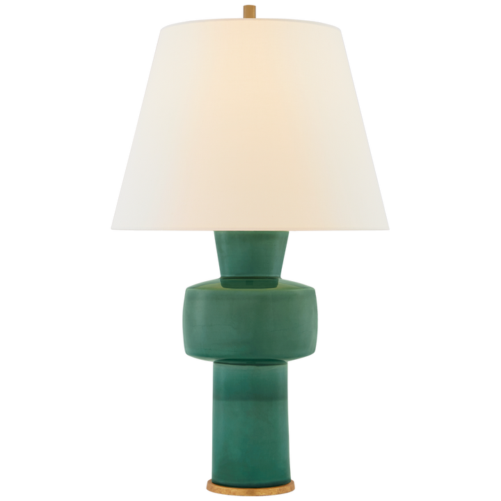 Visual Comfort & Co. Eerdmans Medium Table Lamp Table Lamps Visual Comfort & Co. Celtic Green Crackle  