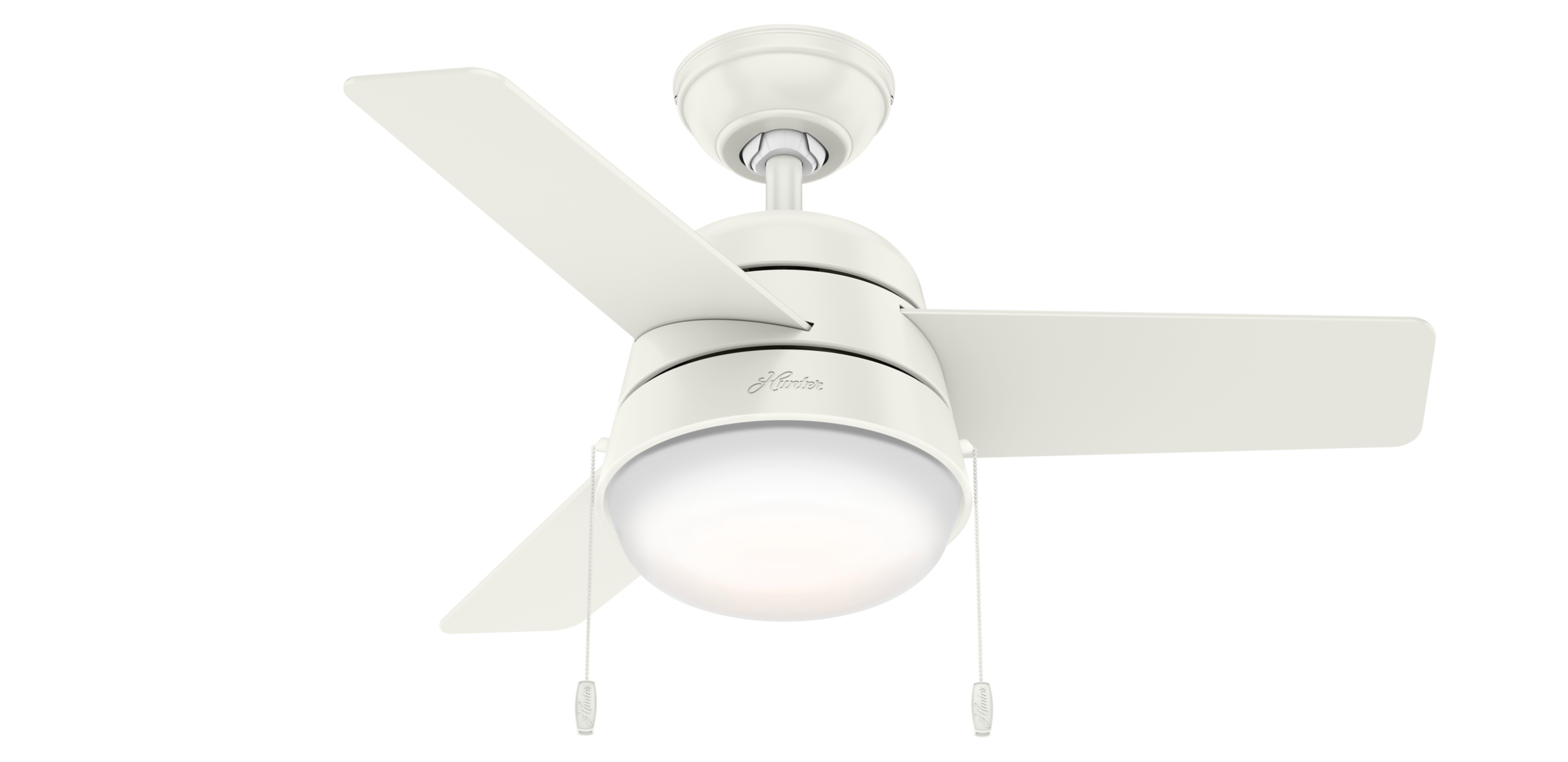 Hunter 36 inch Aker Ceiling Fan with LED Light Kit and Pull Chain