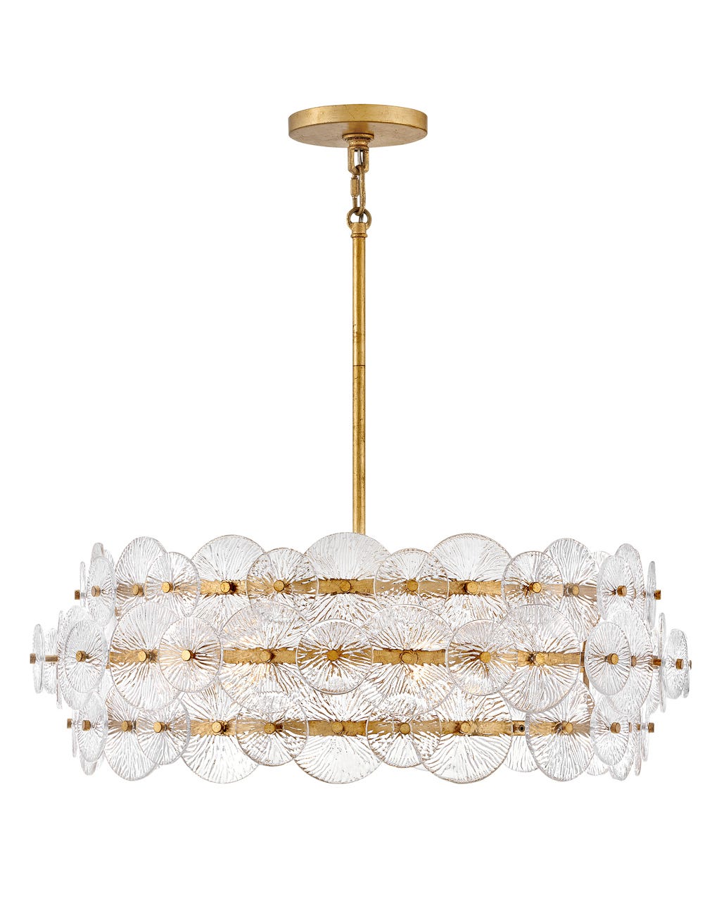 Hinkley Rene Chandelier Chandeliers Hinkley Distressed Brass 28.5x28.5x10.5 