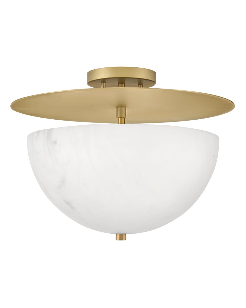 Hinkley Inez Semi-Flush Mount Semi-flush Mount Hinkley Lacquered Brass 16.25x16.25x12.0 