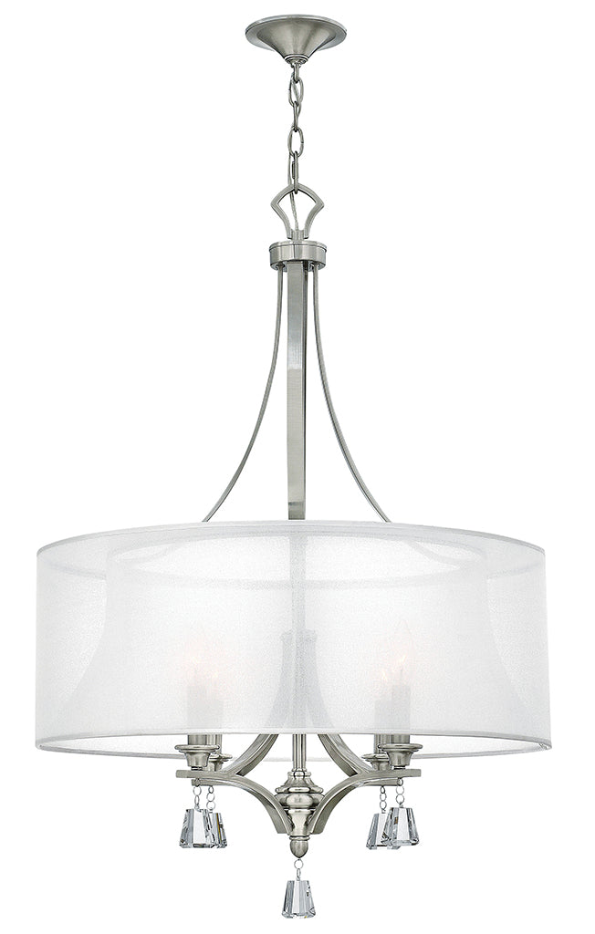 Hinkley Mime Chandelier Chandeliers Hinkley Brushed Nickel* 25.0x25.0x36.0 