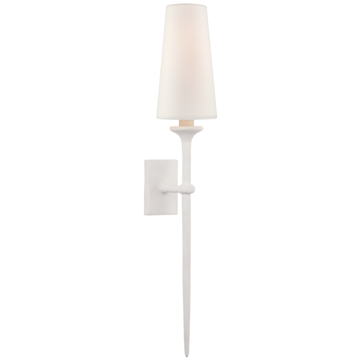 Visual Comfort & Co. Iberia Single Sconce Wall Sconces Visual Comfort & Co. Burnished Silver Leaf  