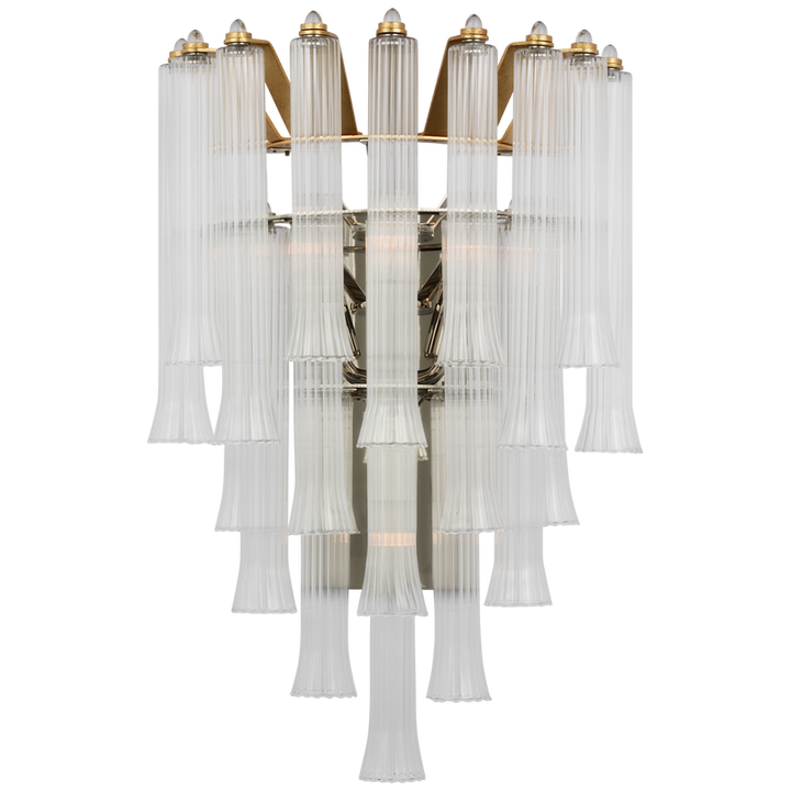 Visual Comfort & Co. Lorelei Large Waterfall Sconce Wall Sconces Visual Comfort & Co. Gild  