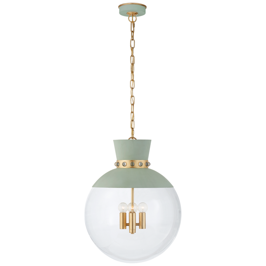 Visual Comfort & Co. Lucia Large Pendant Ceiling Lights Visual Comfort & Co. Celadon and Gild  