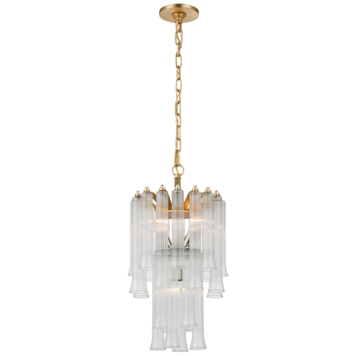 Visual Comfort & Co. Lorelei Petite Waterfall Chandelier Chandeliers Visual Comfort & Co. Gild  