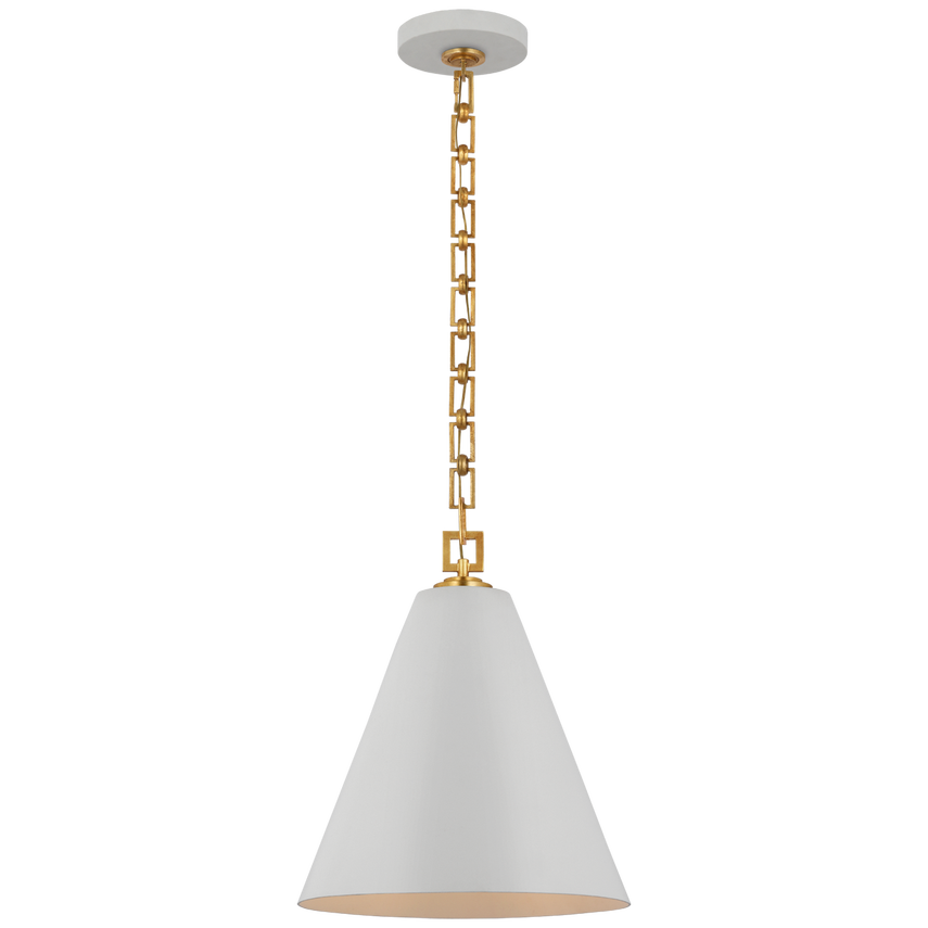 Visual Comfort & Co. Theo 14" Pendant Ceiling Lights Visual Comfort & Co. Celadon and Gild  