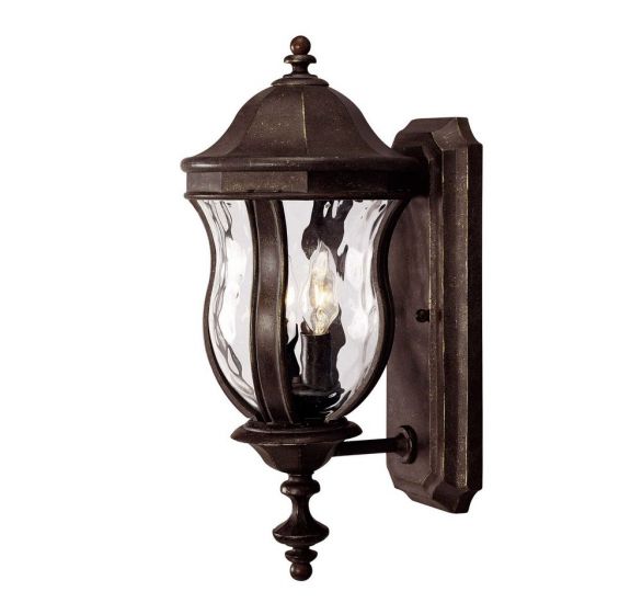 Savoy House Monticello Outdoor | Wall Lantern Outdoor Wall Lights Savoy House 7.88x7.88x22 Wood Clear Water Glass