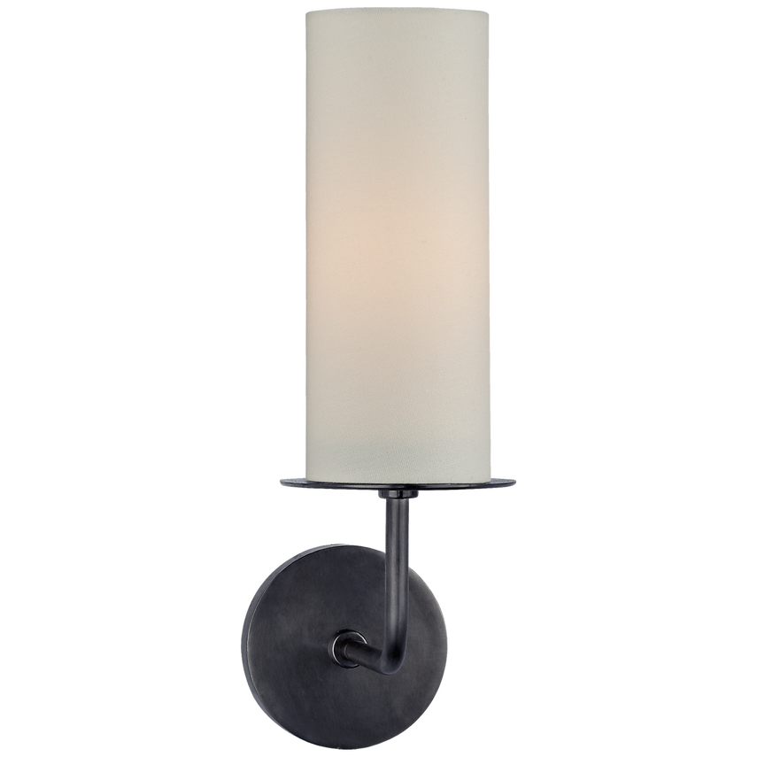 Visual Comfort & Co. Larabee Single Sconce Wall Sconces Visual Comfort & Co. Gun Metal  