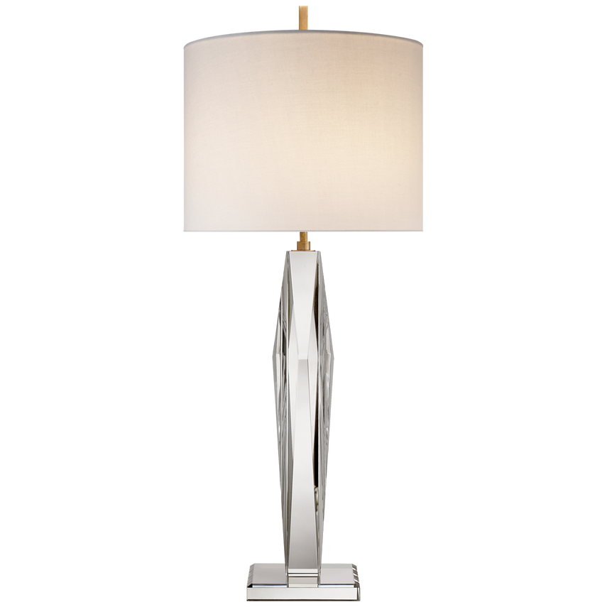 Visual Comfort & Co. Castle Peak Narrow Table Lamp Table Lamps Visual Comfort & Co. Crystal  