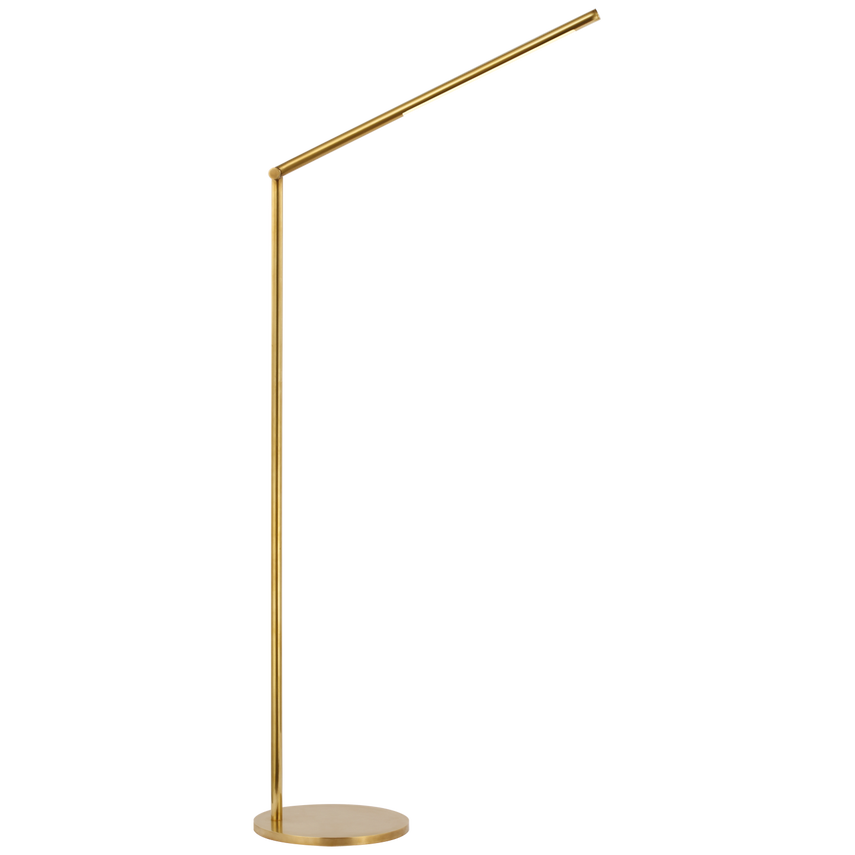 Visual Comfort & Co. Cona Large Articulating Floor Lamp Floor Lamps Visual Comfort & Co. Antique-Burnished Brass  