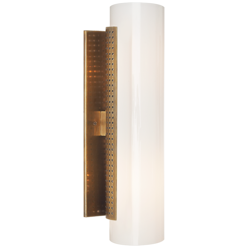 Visual Comfort & Co. Precision Cylinder Sconce Wall Lights Visual Comfort & Co. Antique-Burnished Brass  