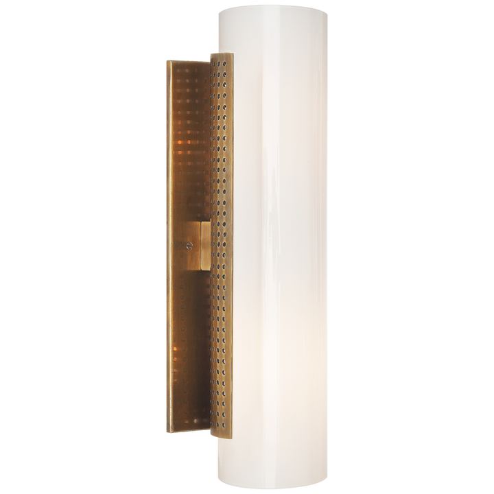 Visual Comfort & Co. Precision Cylinder Sconce Wall Sconces Visual Comfort & Co. Antique-Burnished Brass  