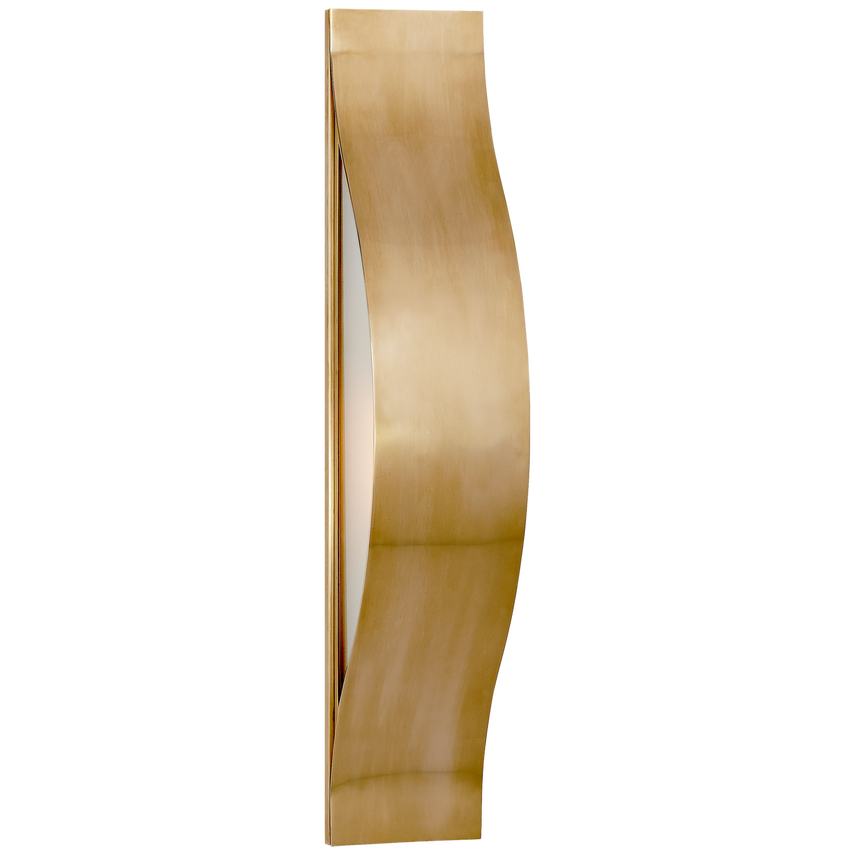 Visual Comfort & Co. Avant Medium Linear Sconce Wall Lights Visual Comfort & Co. Antique-Burnished Brass  