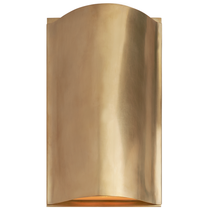 Visual Comfort & Co. Avant Small Curve Sconce Wall Sconces Visual Comfort & Co. Antique-Burnished Brass  