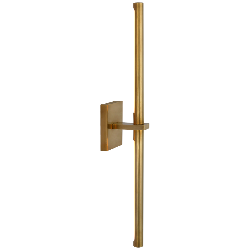 Visual Comfort & Co. Axis Large Linear Sconce Wall Sconces Visual Comfort & Co. Antique-Burnished Brass  