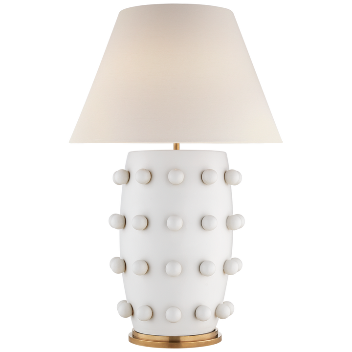 Visual Comfort & Co. Linden Table Lamp Table Lamps Visual Comfort & Co. Black Porcelain  