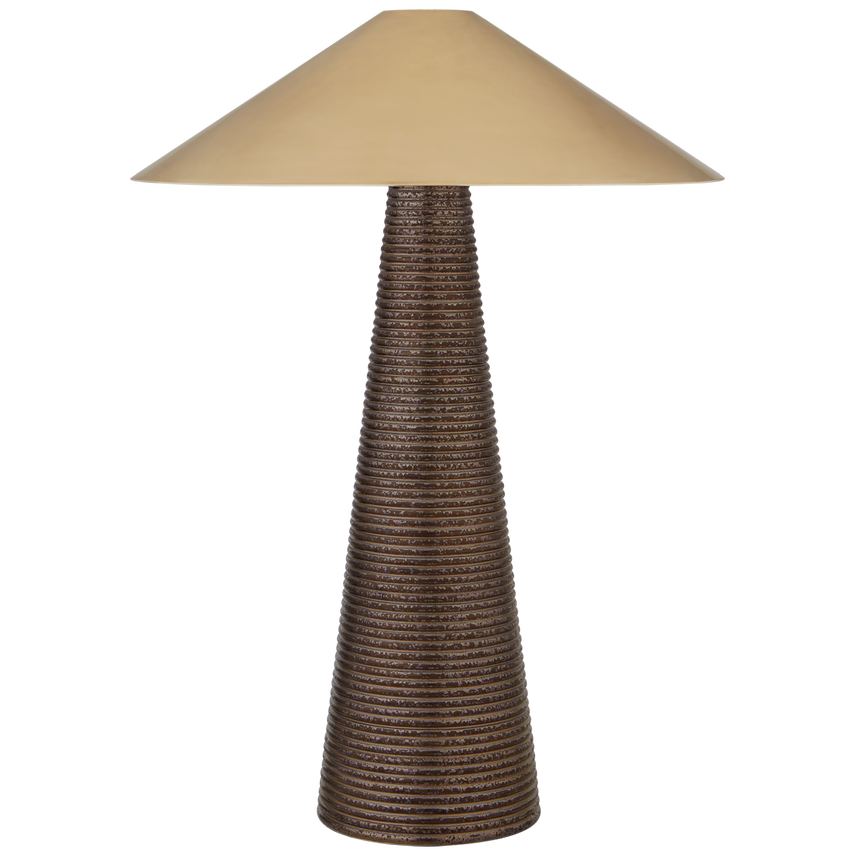 Visual Comfort & Co. Miramar Table Lamp Table Lamps Visual Comfort & Co. Crystal Bronze  