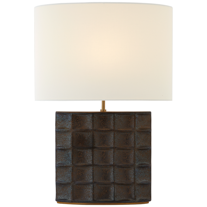 Visual Comfort & Co. Struttura Medium Table Lamp Table Lamps Visual Comfort & Co. Crystal Bronze  