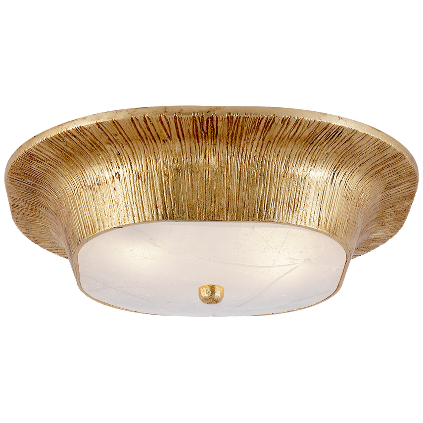 Visual Comfort & Co. Utopia Round Flush Mount Ceiling Flush Mounts Visual Comfort & Co. Aged Iron  