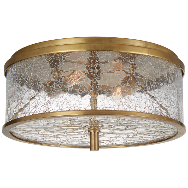 Visual Comfort & Co. Liaison Medium Flush Mount Ceiling Flush Mounts Visual Comfort & Co. Antique-Burnished Brass  