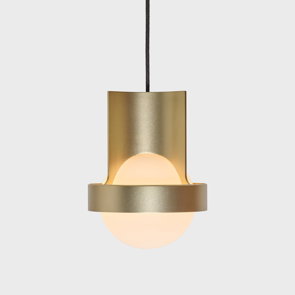 Tala Loop Single Pendant Pendants Tala Brass 7.25x7.25x9.5 