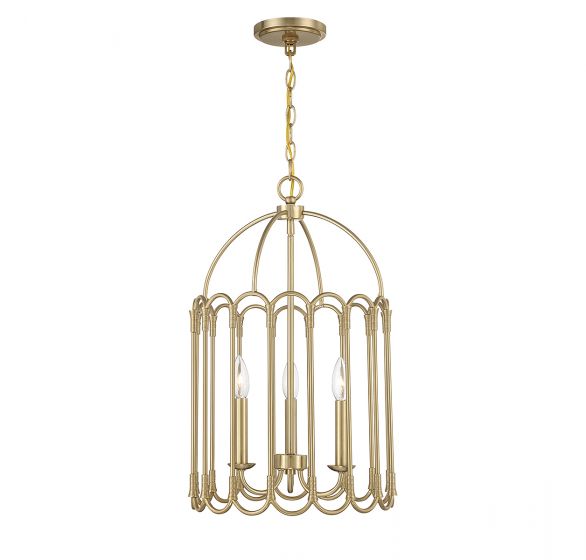 Meridian  Pendant Pendant Meridian Natural Brass 3 