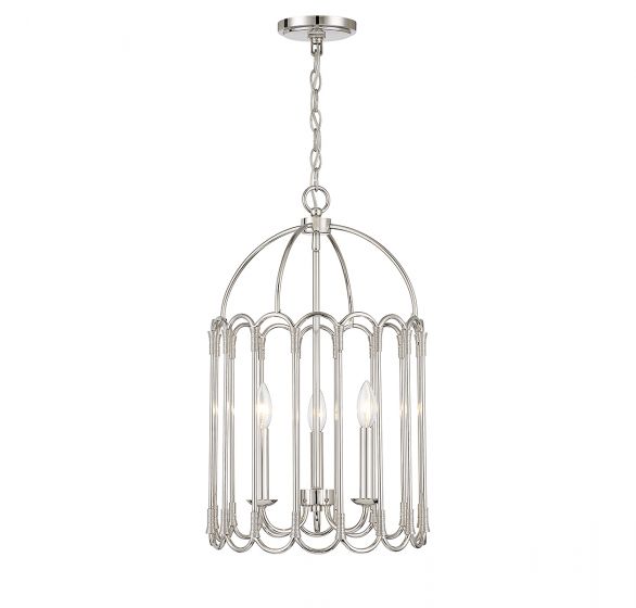 Meridian  Pendant Pendant Meridian Polished Nickel 3 