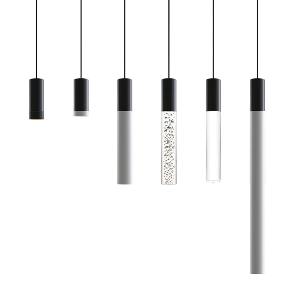 Blackjack Lighting Novo Short Pendant Pendants Blackjack Lighting 6" Matte Black Frosted Diffuser