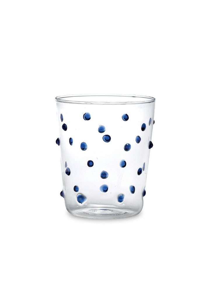 Zafferano America Party Tumbler (Set of 6) Glassware citylgs.store Blue Dots  