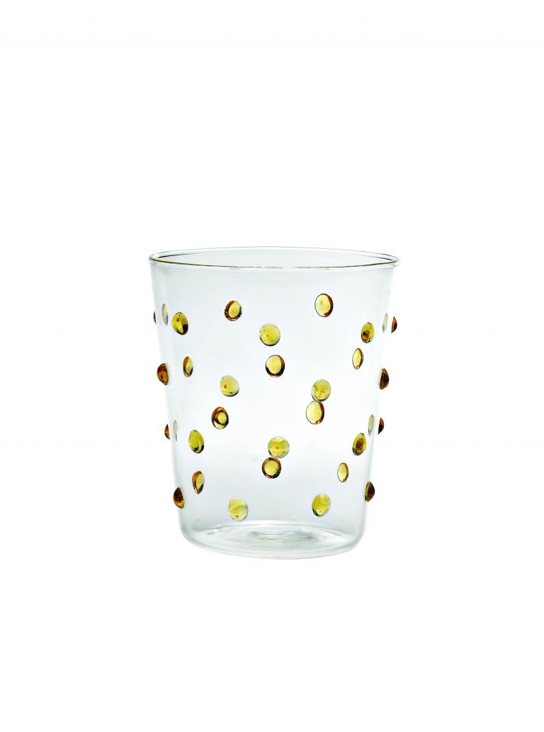 Zafferano America Party Tumbler (Set of 6) Glassware citylgs.store Yellow Dots  