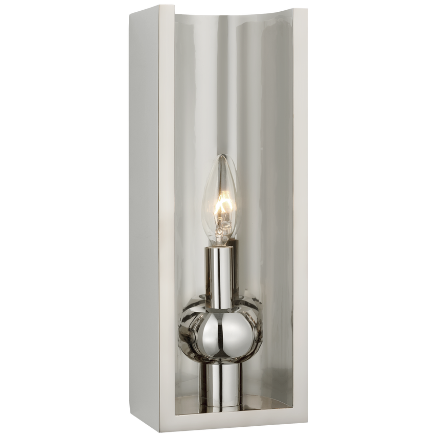 Visual Comfort & Co. Comtesse Medium Shield Sconce Wall Lights Visual Comfort & Co. Hand-Rubbed Antique Brass  