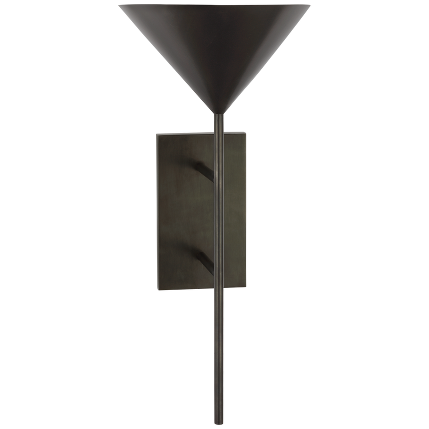 Visual Comfort & Co. Orsay Medium Uplight Sconce Wall Lights Visual Comfort & Co. Bronze  