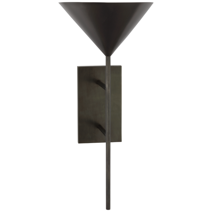 Visual Comfort & Co. Orsay Medium Uplight Sconce Wall Sconces Visual Comfort & Co. Bronze  