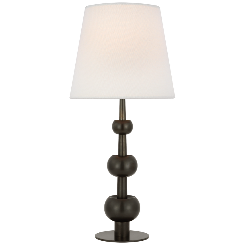 Visual Comfort & Co. Comtesse Medium Triple Table Lamp Table Lamps Visual Comfort & Co. Bronze  