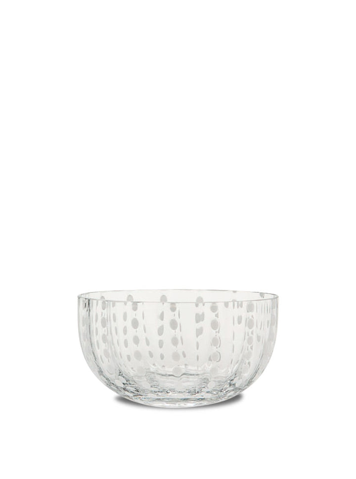 Zafferano America Perle Small Bowl (Set of 4) Glassware Zafferano America Transparent  