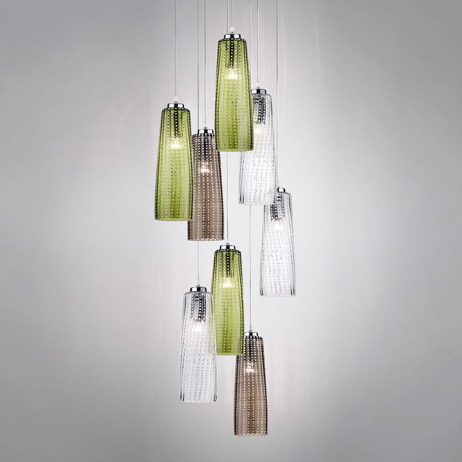 Zafferano America Perle Pendant Light Pendants Zafferano America Small Clear E26