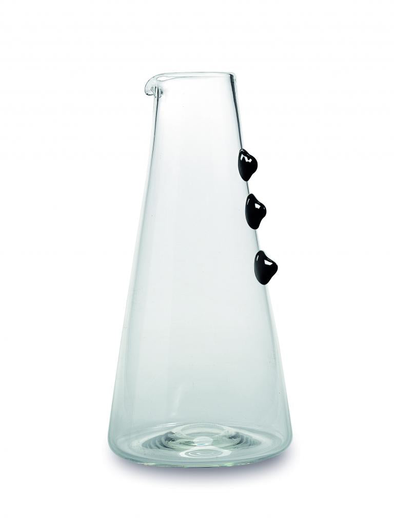 Zafferano America Petoni Carafe Glassware citylgs.store Black  