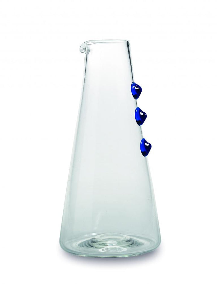 Zafferano America Petoni Carafe Glassware citylgs.store Cobalt Blue  