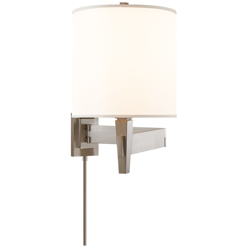 Visual Comfort & Co. Architect's Swing Arm Wall Sconces Visual Comfort & Co. Brushed Chrome  