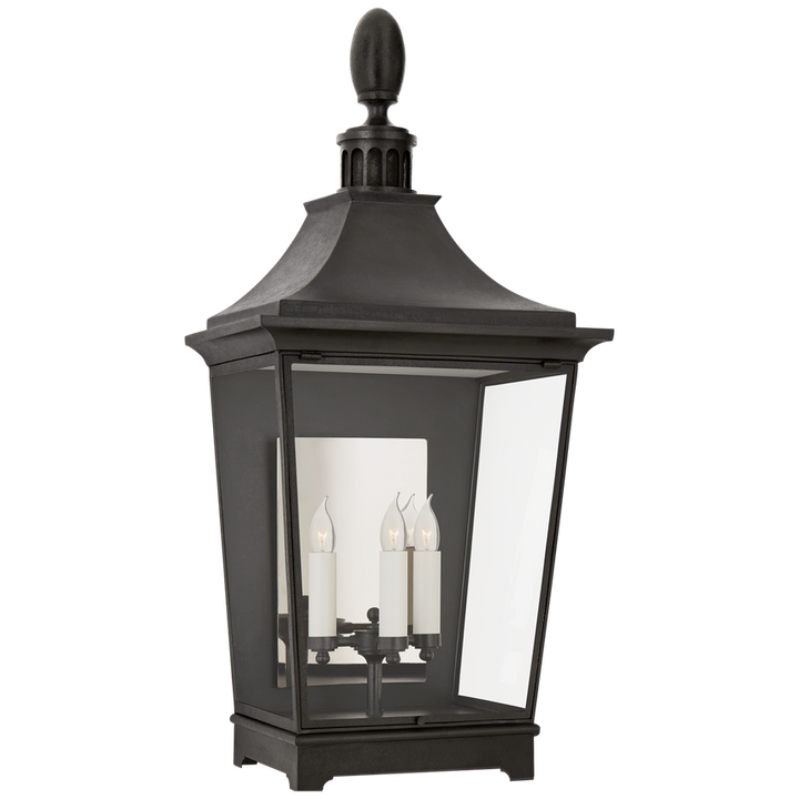 Visual Comfort & Co. Rosedale Classic Large 3/4 Wall Lantern