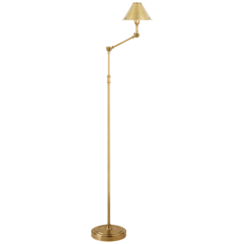 Visual Comfort & Co. Anette Floor Lamp Floor Lamps Visual Comfort & Co. Natural Brass  