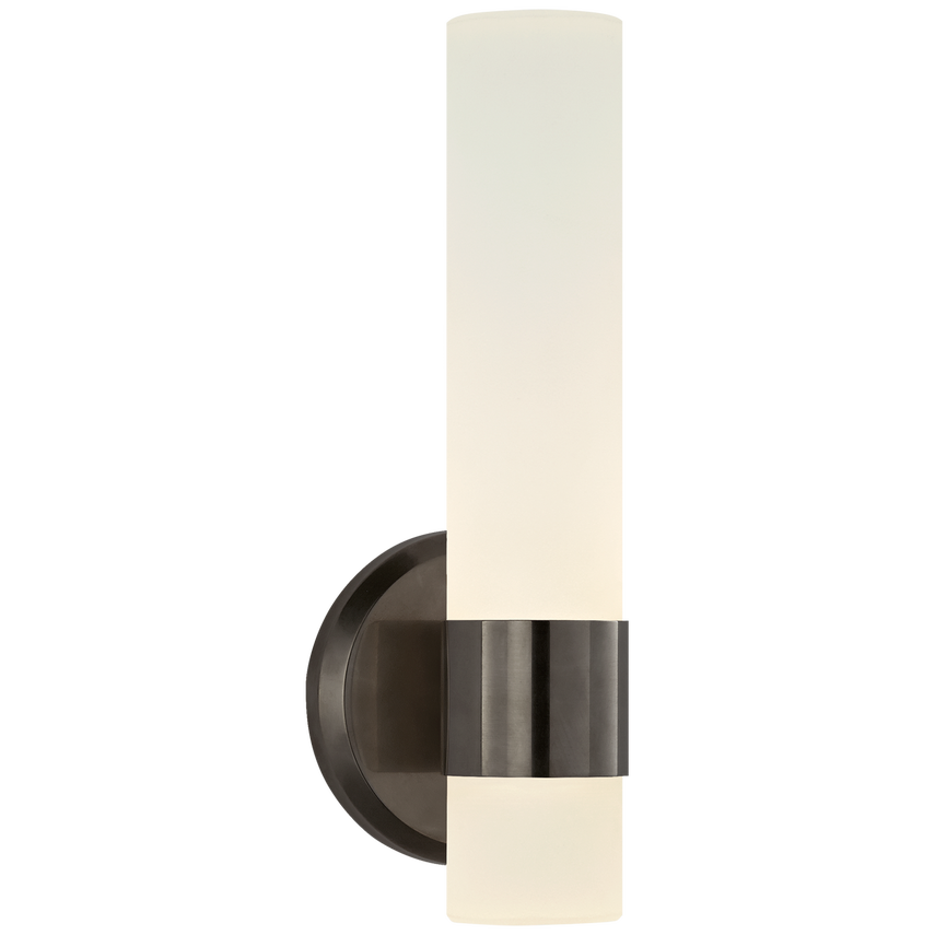 Visual Comfort & Co. Barton Single Arm Sconce Wall Lights Visual Comfort & Co. Bronze  